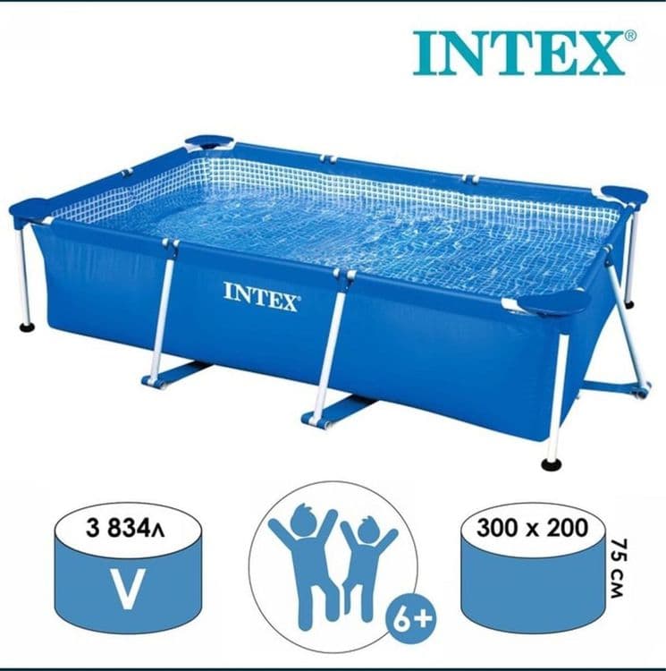 Каркасный бассейн Intex 300x200x75sm — 4