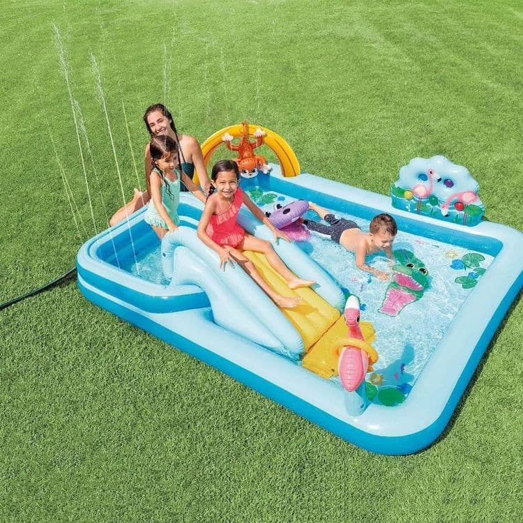INTEX детский надувной бассейн 201×170 basseyn bolalar baseyni — 10