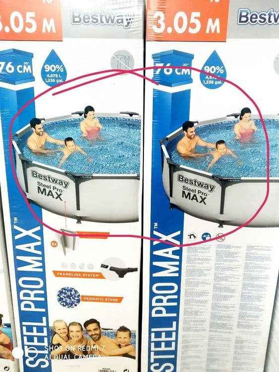 Бассейны Бествай (bestway) 3.05 х 76 см , каркасный , доставка — 1