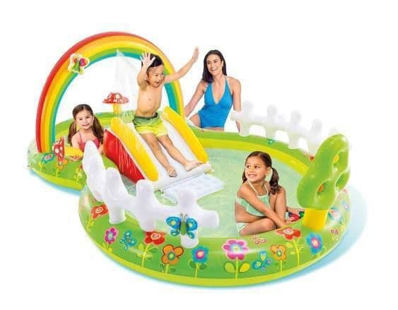 Intex бассейн горкой детский бассейн 290х180 — 1