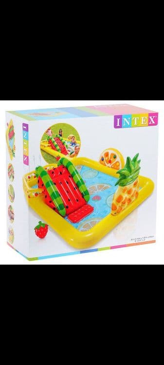 Intex бассейн горкой детский бассейн 290х180 — 3