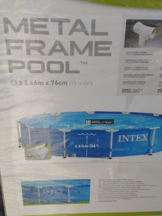 Basseyn intex 3,7m — 2