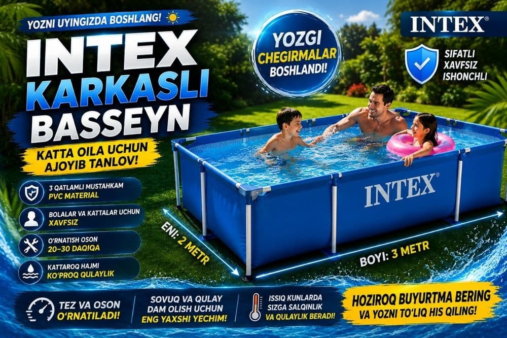 Intex bassen 2×3 _75 — 1