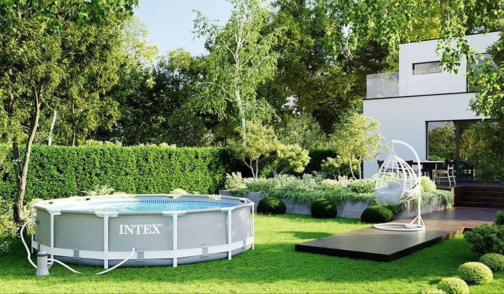 Каркасный бассейн 366×76 INTEX стойка бассейн stoyka basseyn baseyin — 3