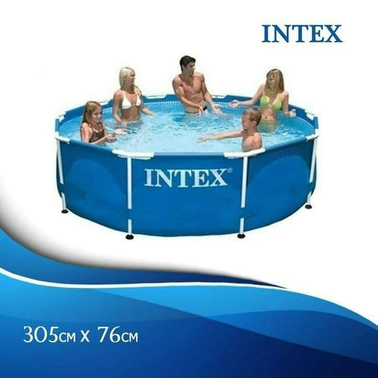 Бассейн Каркасный 305х76см Intex Бепул йетказип бериш — 2