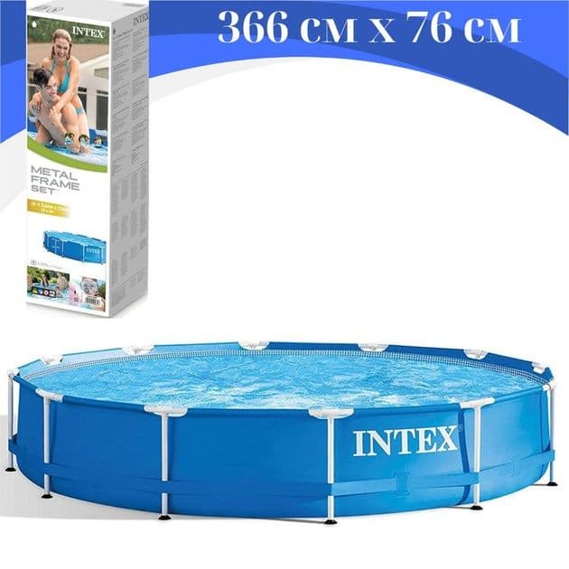 Basseyn Intex Karkasniy Prism Frame 366x76 metr+DASTAVKA BEPUL — 1