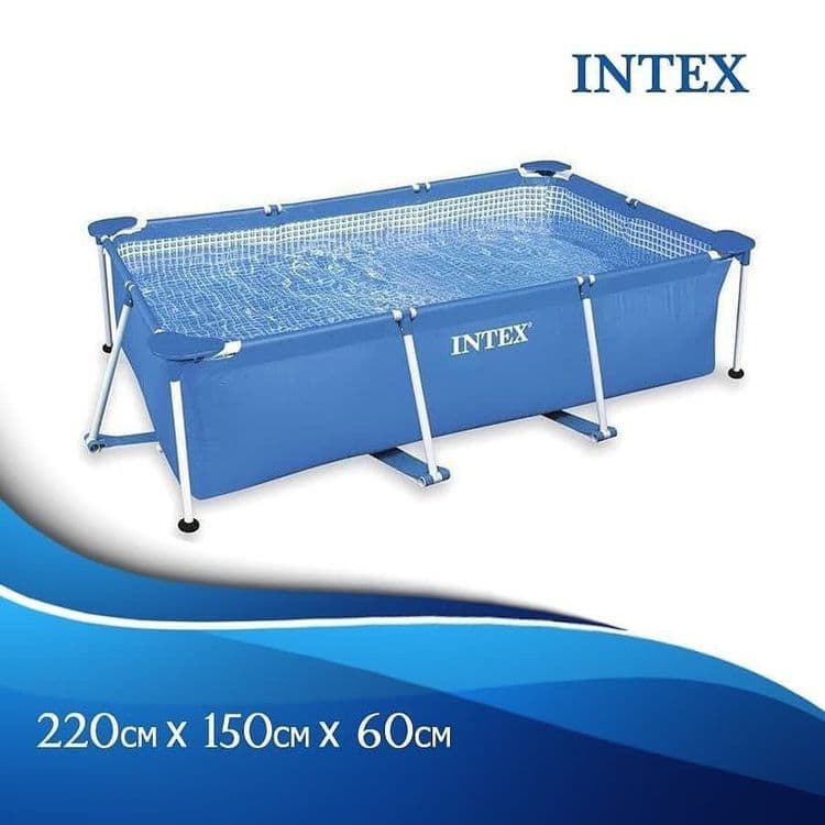 Бассейн каркасный INTEX 220x150x60 Karkasniy Basseyn Hovuz — 5