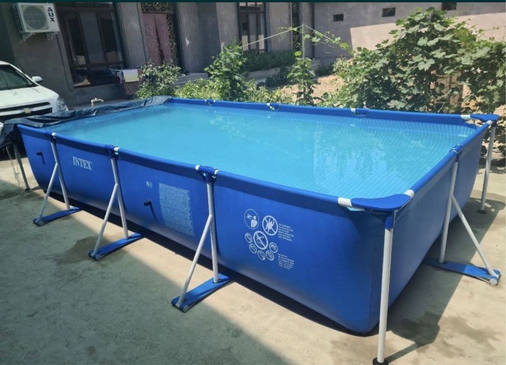 Каркасный бассейн Intex 450x220x84 см — 3