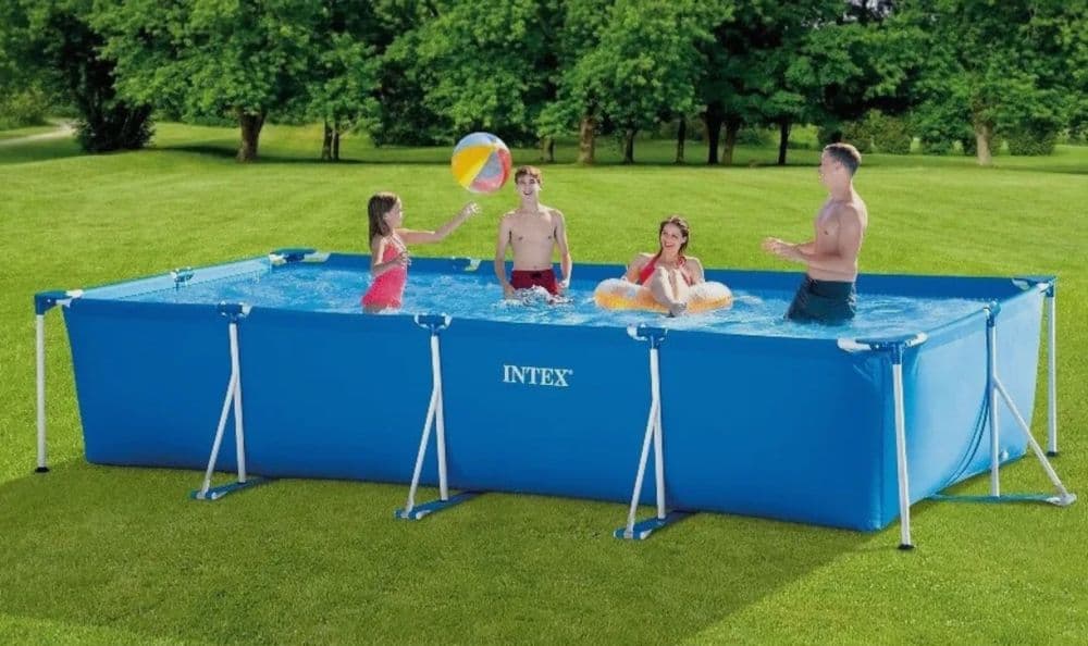 INTEX 450×220 каркасный бассейн BASEYN стойка бассейн basseyn baseyin — 1