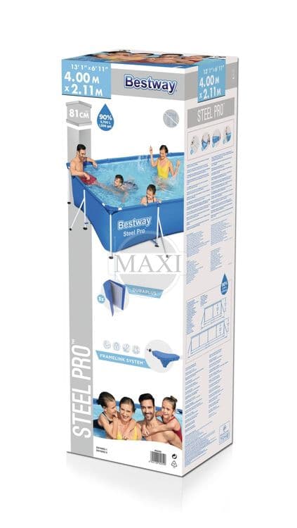 Каркасный бассейн Bestway и intex 400×211×81 см Basseyn — 3