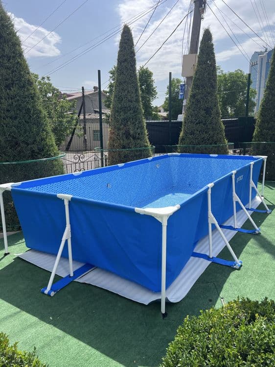 Каркасный Бассейн INTEX 450x220x84 Karkasniy basseyn stoyka basseyin — 3