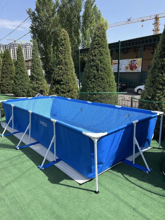 Каркасный Бассейн INTEX 450x220x84 Karkasniy basseyn stoyka basseyin — 5