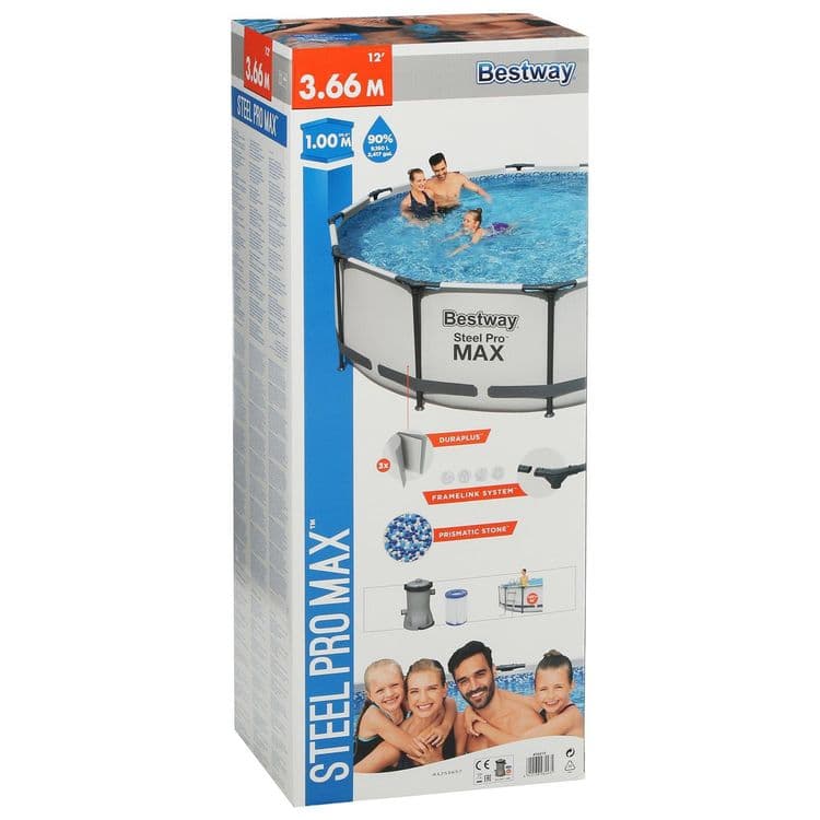 Каркасный бассейн INTEX BESTWAY 366×100 стойка бассейн stoyka basseyn — 3