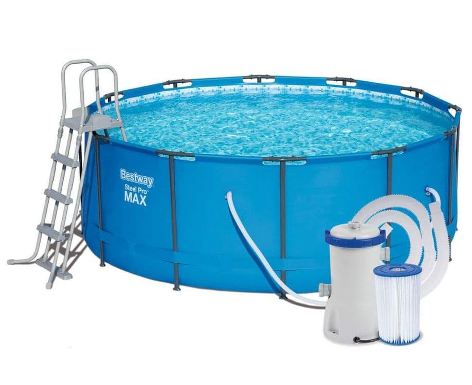 Каркасный бассейн INTEX BESTWAY 366×133 стойка бассейн stoyka basseyn — 2