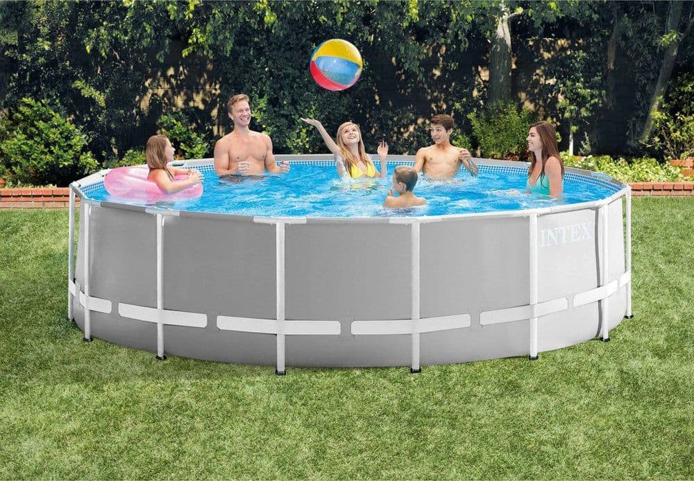 INTEX каркасный бассейн 457×122 стойка бассейн BASSEYN baseyn — 3