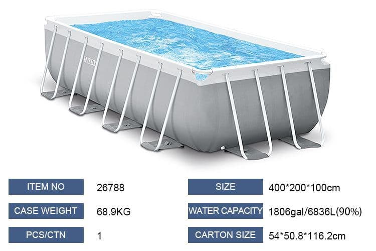 INTEX 400×200 бассейн каркасный BASEYN стойка бассейн  400×200 stoyka — 3