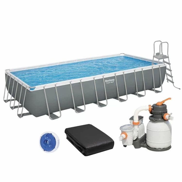 Каркасный бассейн 732×366×132 BESTWAY стойка бассейн stoyka basseyn — 1