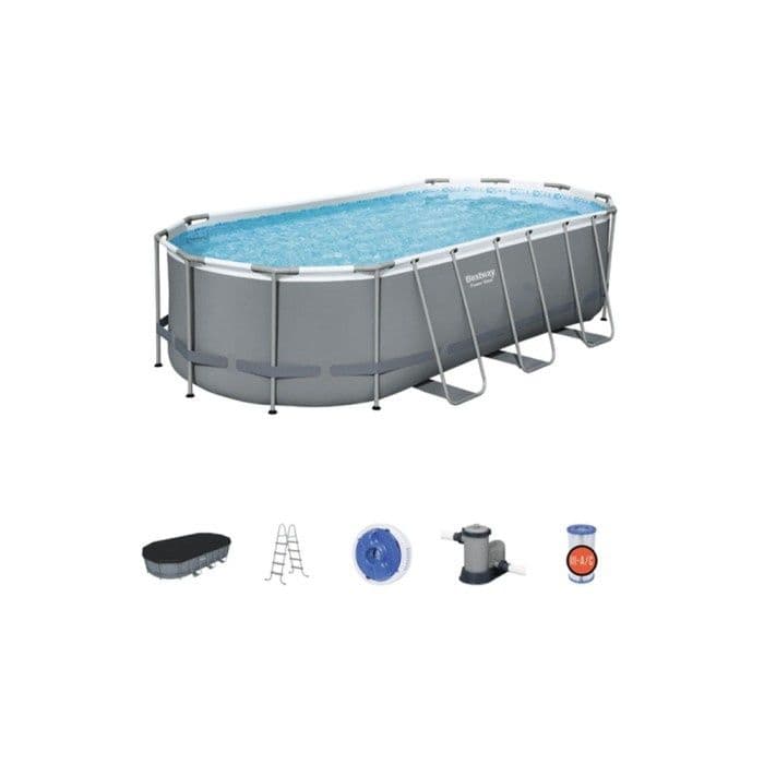 Каркасный бассейн 549×274×122 BESTWAY стойка бассейн stoyka basseyn — 1