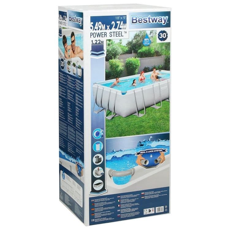 Каркасный бассейн 5,49 × 2,74 × 1,22 Basseyn. Intex. Bestway.Karkasniy — 4