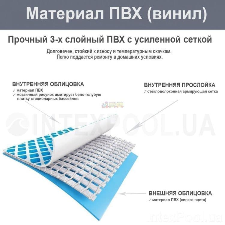 Intex 400x200x100 каркасный бассейн комплект — 8