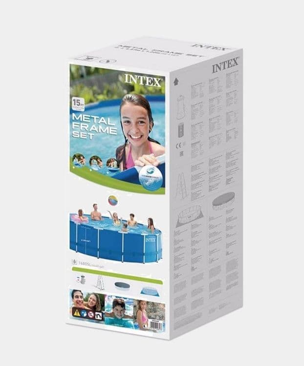 Каркасный бассейн 457×122 INTEX Original basseyn stoyka baseyn BESTWAY — 3