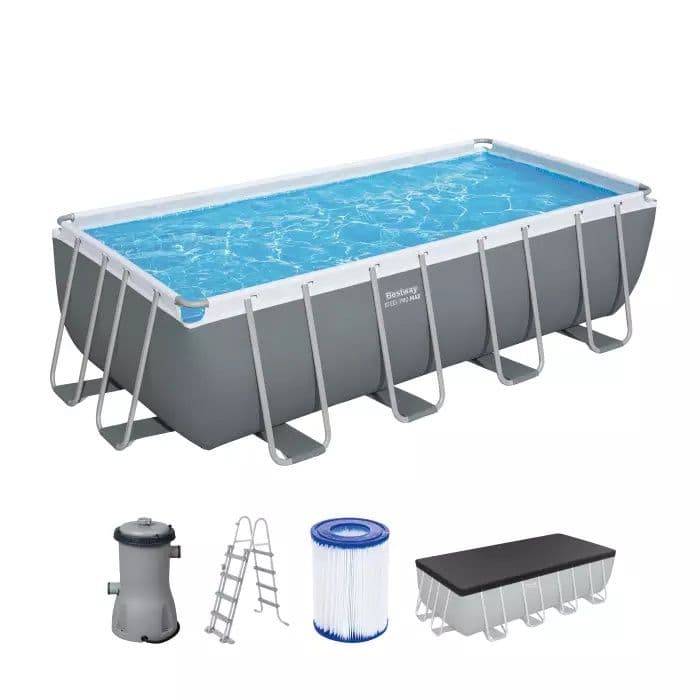 Каркасный бассейн INTEX BESTWAY 488×244×122 стойка бассейн basseyn — 4