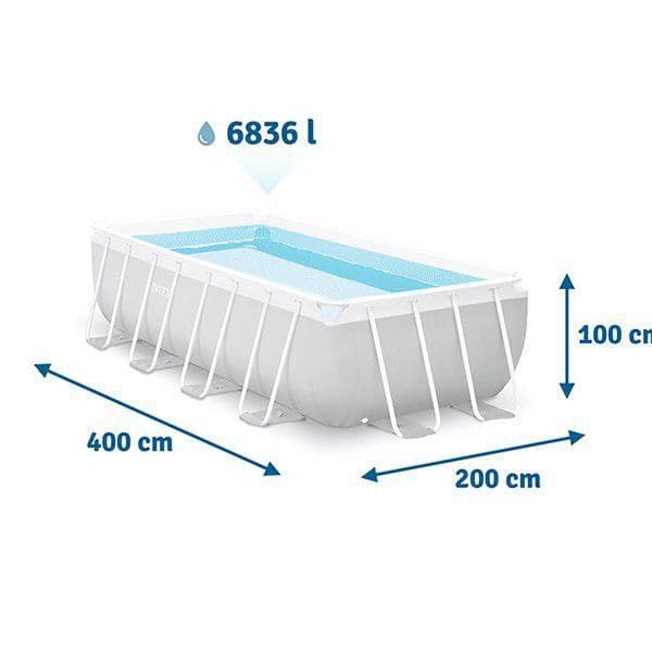 Intex bestway 4x2x122метр каркасный бассейн — 5