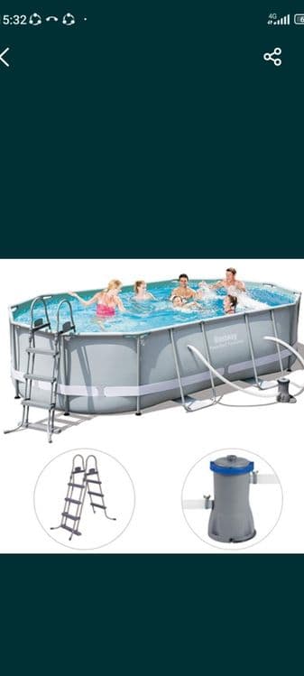 Бассейн intex Bestway 488x305x107 каркасный — 3