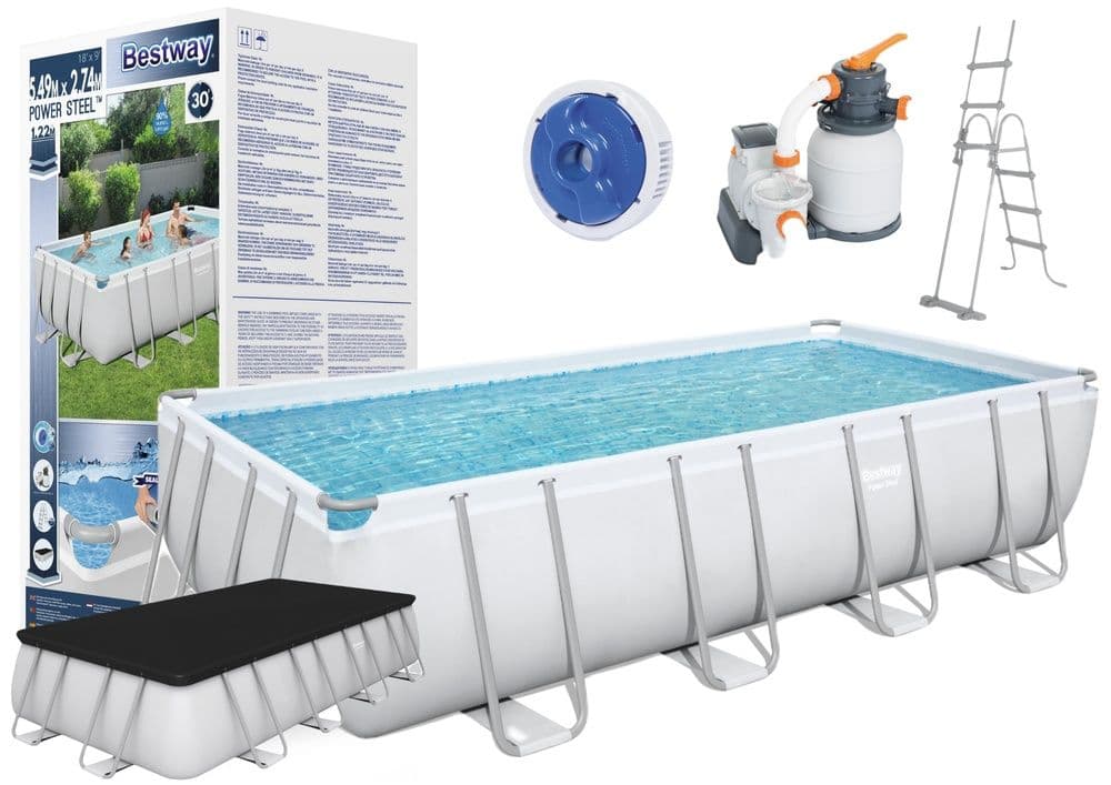 Каркасный бассейн INTEX BESTWAY 549×274×122 стойка бассейн basseyn — 1