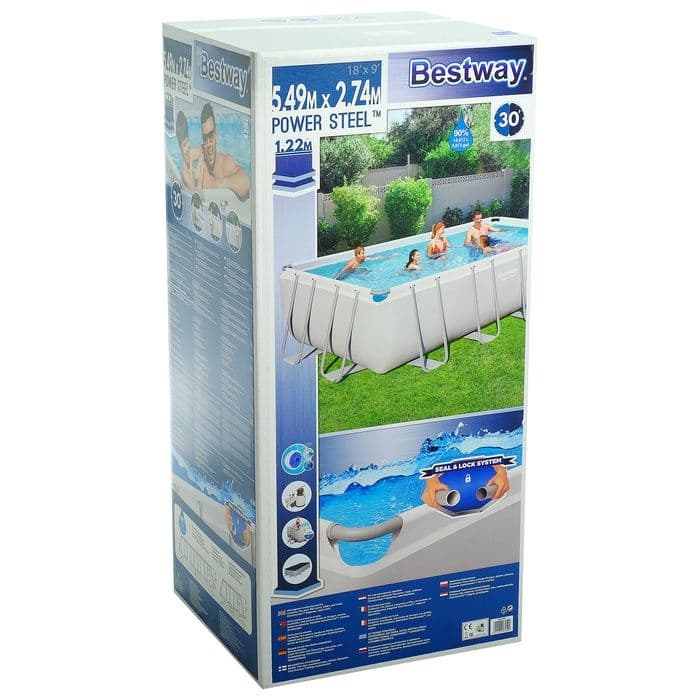 Каркасный бассейн INTEX BESTWAY 549×274×122 стойка бассейн basseyn — 3