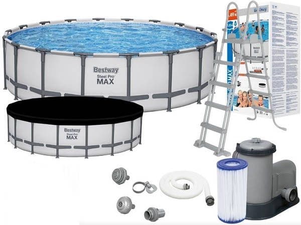 Каркасный бассейн INTEX BESTWAY 549×132 стойка бассейн stoyka basseyn — 1