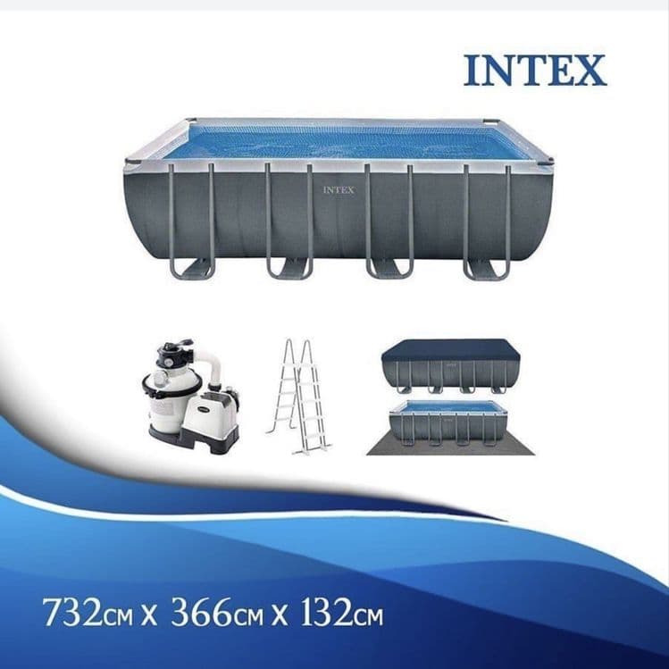 Каркасный бассейн Intex Ultra Frame 732x366x132 см — 3