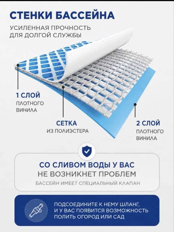 Басейн 183\51 см Baseyn orginal — 8