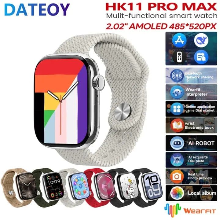 Smart Watch HK 11 PRO MAX, Amoled display, Смарт часы ХК 11 Про Мах — 3
