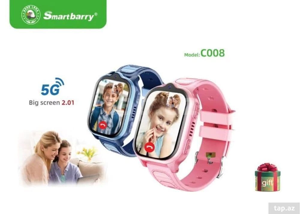 Bolalar aqilli soati Smartbarry C008, C11, C12, Детский умные часы — 10