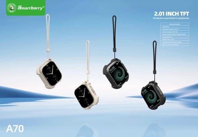 Smartbarry A70, A80, Airports Smart watch, Умные часы с наушниками — 14