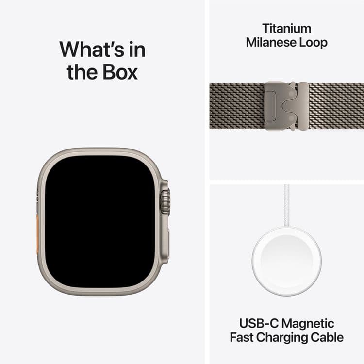 Новый Apple Watch Ultra 2 Titanium Milanese Loop • Часы • — 4