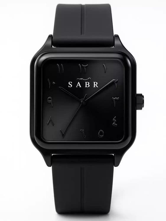 SABR kvadrat dizayndagi erkaklar soati — 3