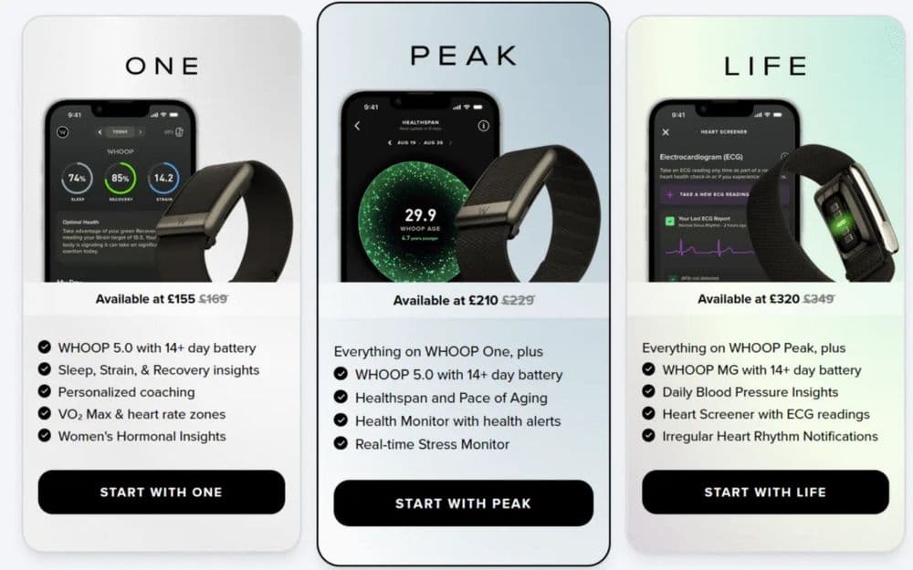 Новый моделы Whoop 5.0 One Peak Life Mg • Фитнес браслет • — 9