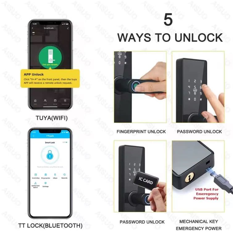 Умный замок smart lock на межкомнатные двери — 4