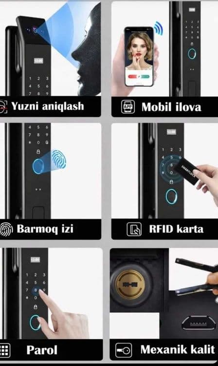 Smart zamoklar aqilli qulflar — 3