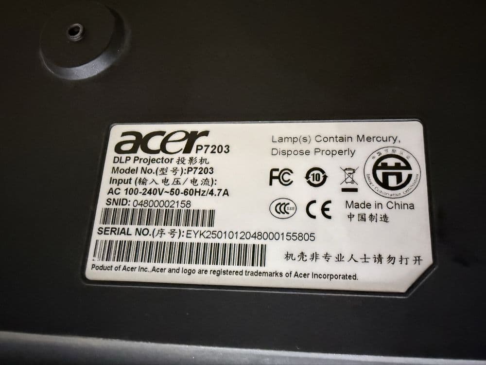 * проектор Acer на запчасти не дорого! — 14