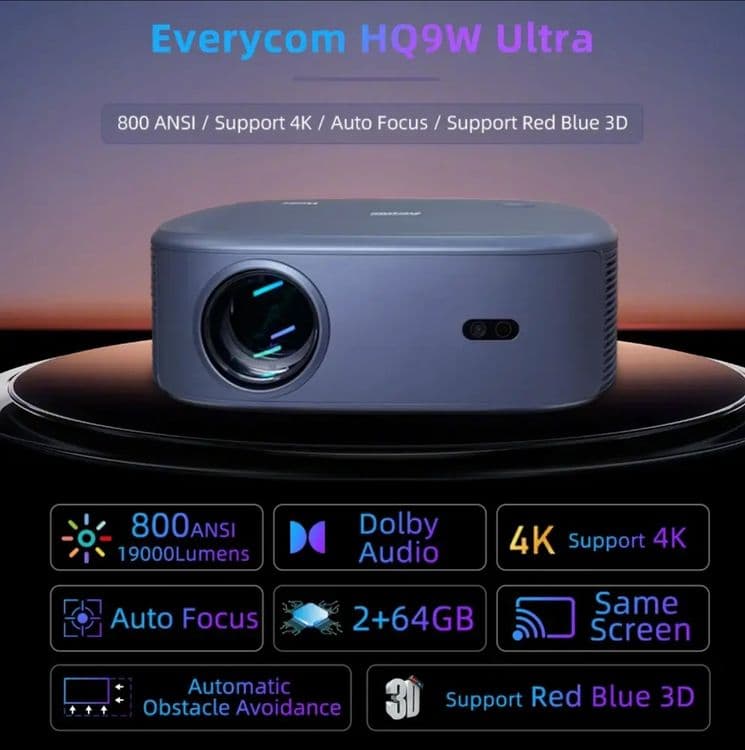 Проектор Everycom HQ9 W Ultra Premium — 2
