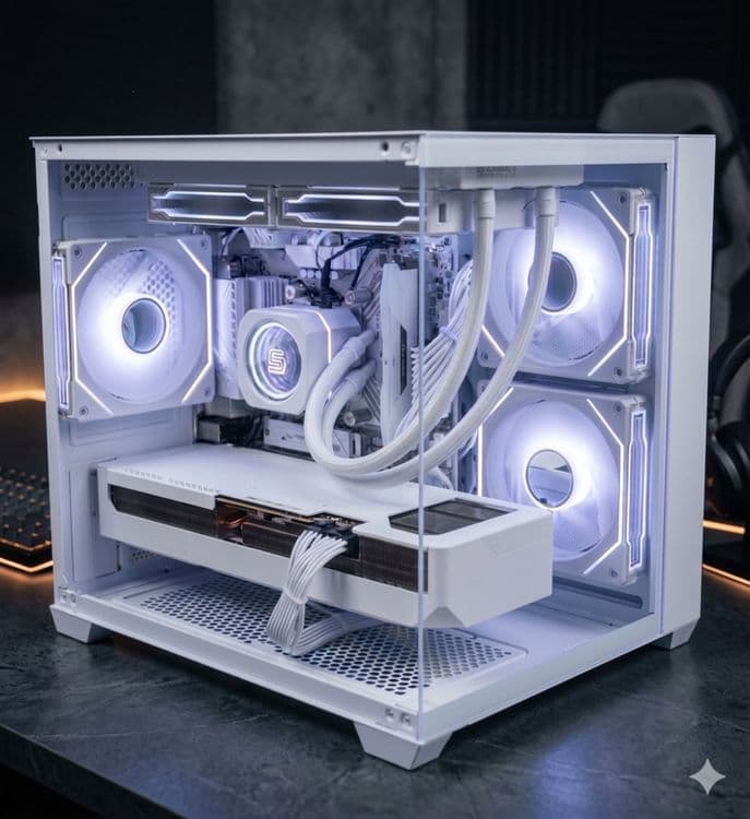 Белая СБОРКА Ryzen 5 5600X | RTX 3060 12gb | 16GB | SSD 1tb — 1