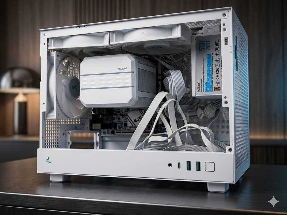 Белая сборока i5 12400F | 16GB DDR4 | 512GB SSD | 500W | RTX 3060 12GB — 1
