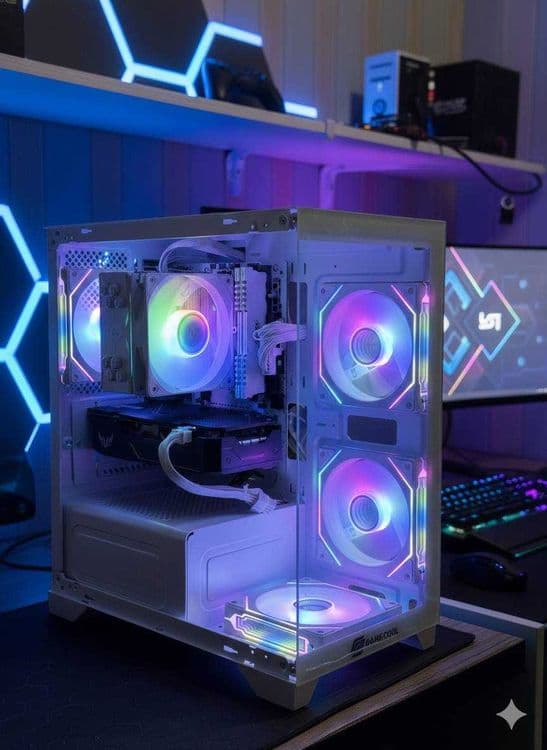 БЕЛАЯ игровая сборка i5-12400F / GTX 1660 / DDR4 16GB / NVME 512gb — 1