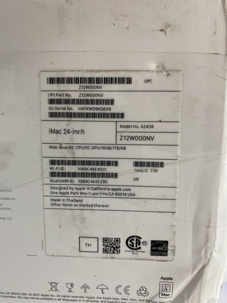 iMac 24 M1  16 GB / 1 TB SSD — 6