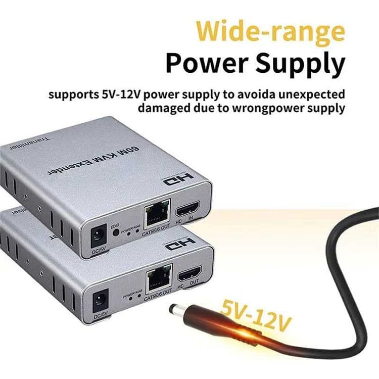 HDMI EXTENDER 60M.KVM-удлинитель через Ethernet Cat5e/6, 60 м — 11
