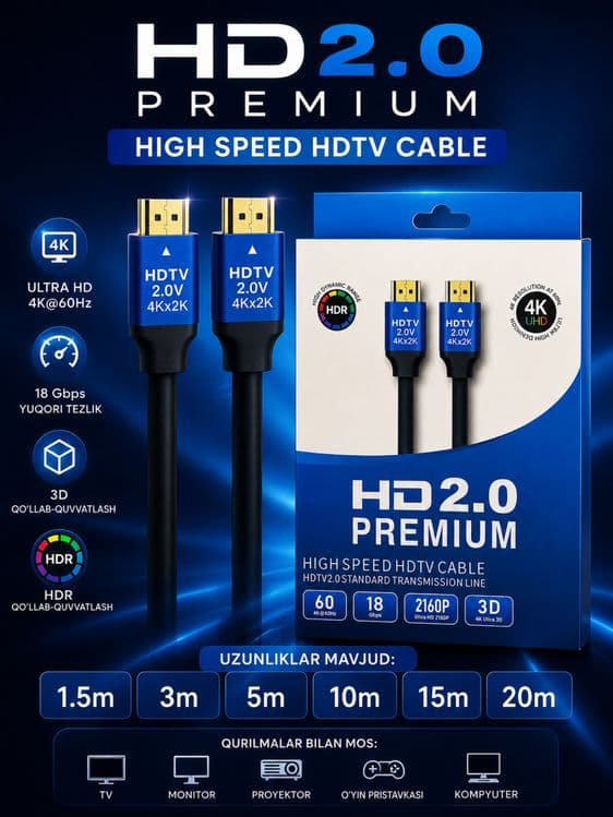 HDMI 2.0 premium — 1
