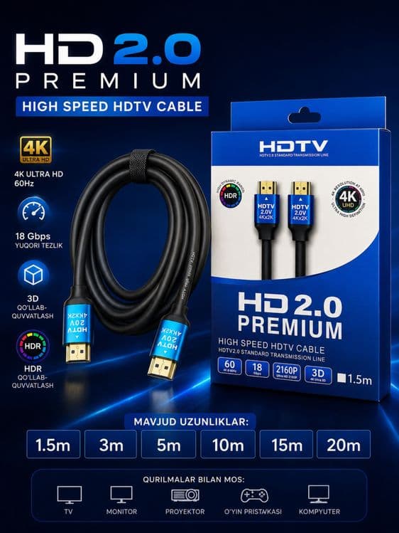HDMI 2.0 premium — 2